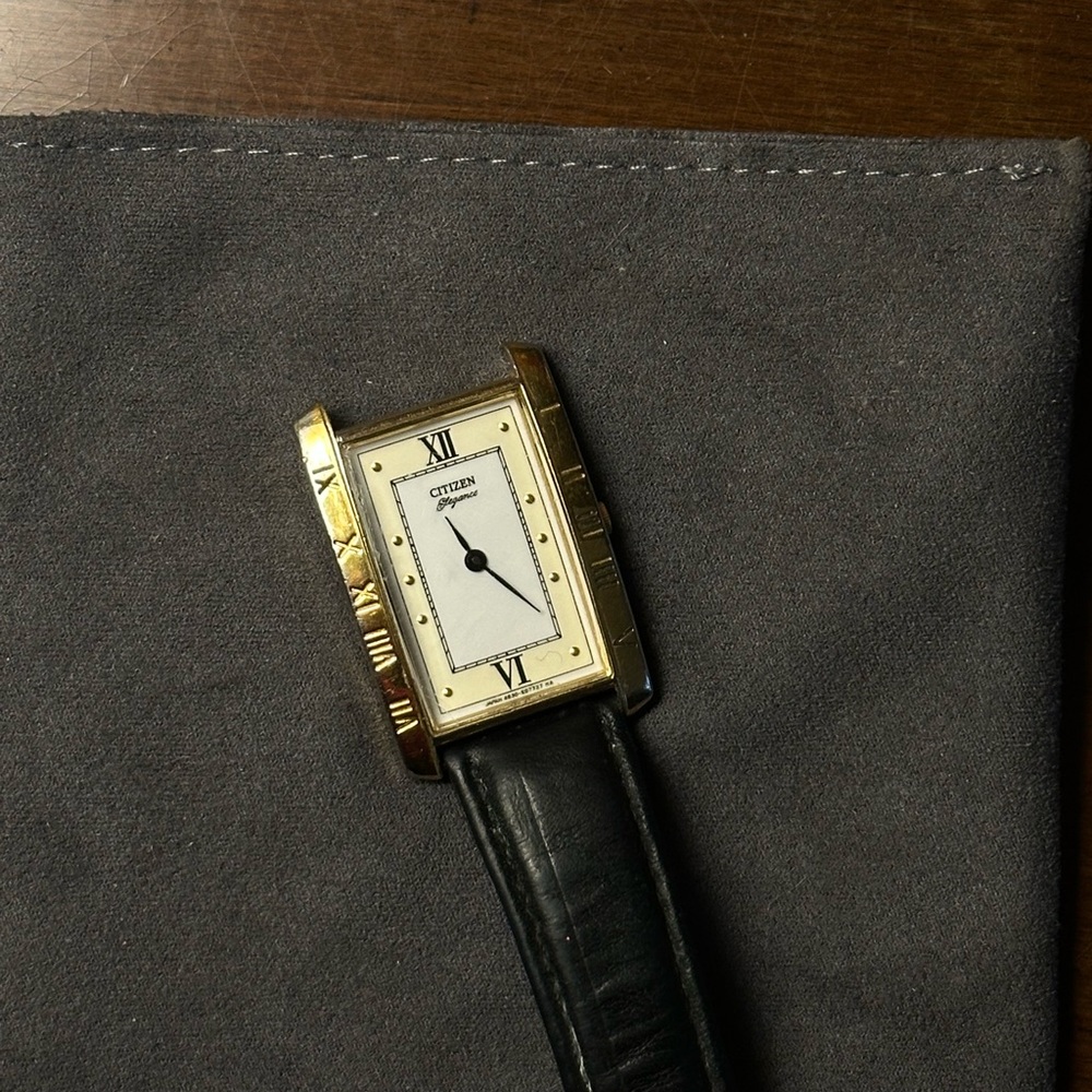 Citizen Gold Case Tank Watch